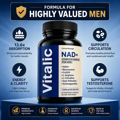 Vitalic™ NAD+ | Men's Vitality After 40
