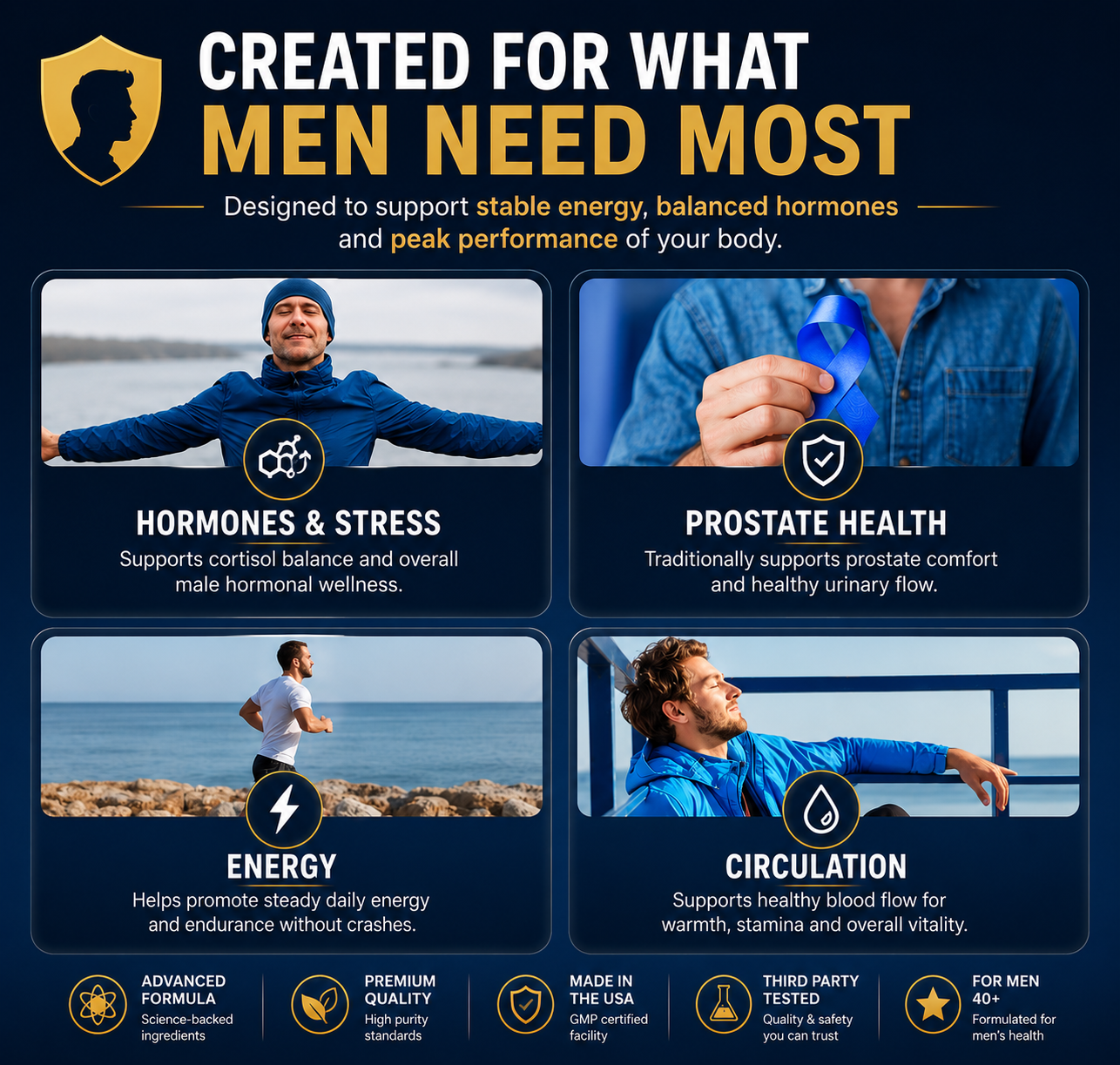 Vitalic™ NAD+ | Men's Vitality After 40